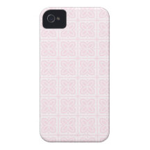modelo inconsútil del pastel de los rosas bebés iPhone 4 cárcasa