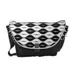 Modelo inconsútil del retrò de la bolsa de mensaje bolsa de mensajería