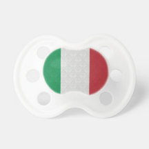 Modelo italiano del damasco de la bandera chupete