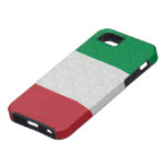 Modelo italiano del damasco de la bandera iPhone 5 Case-Mate funda