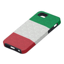 Modelo italiano del damasco de la bandera iPhone 5 Case-Mate funda