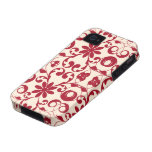 Modelo lamentable del vintage y elegante floral vibe iPhone 4 carcasas