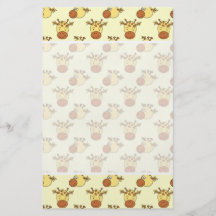 Modelo lindo de la jirafa. Animales del dibujo ani Flyer Personalizado
