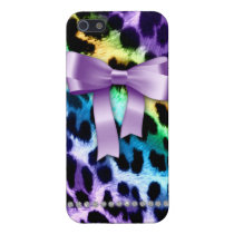 Modelo lindo del arco púrpura del caso de la cubie fundas iphone