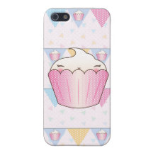 Modelo lindo del empavesado de la magdalena iPhone 5 carcasa