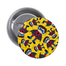 Modelo lindo del muchacho del super héroe pin