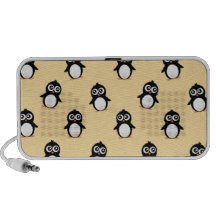 Modelo lindo del pingüino - amarillo de oro altavoz de viajar