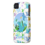Modelo lindo Hannah conocida adaptable del dragón Case-Mate iPhone 4 Cobertura