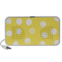 Modelo manchado amarillo, amarillo claro, blanco b altavoces de viaje