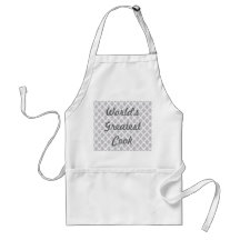 Modelo moderno gris y blanco del enrejado delantal