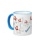 Modelo moderno personalizado del arbolado del Fox tazas
