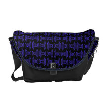 modelo negro azul marino del tiki bolsa messenger