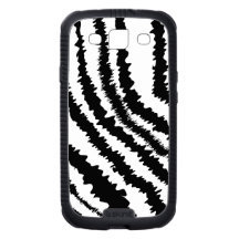 Modelo negro del estampado de zebra