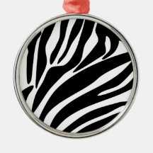 Modelo negro del estampado de zebra ornamento de reyes magos