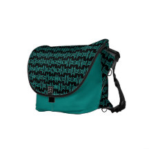 modelo negro del tiki del trullo bolsa messenger