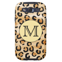 Modelo personalizado del estampado leopardo del mo galaxy s3 cobertura