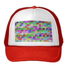 modelo plástico colorido de la cera gorros  