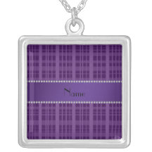Modelo púrpura conocido personalizado de la tela e joyeria