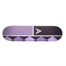 Modelo púrpura de Argyle Patín