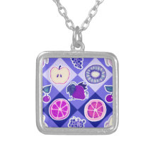 Modelo púrpura de la fruta de Argyle Collar Personalizado