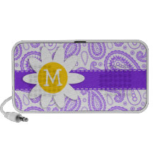 Modelo púrpura de Paisley; Margarita de la primave Altavoces