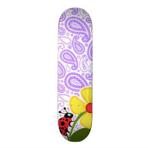 Modelo púrpura de Paisley; Mariquita Monopatines