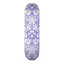Modelo púrpura del damasco de la lila patines personalizados