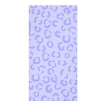 Modelo púrpura del estampado leopardo de la lila e tarjetas fotográficas personalizadas