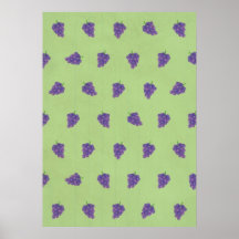 Modelo púrpura lindo de la imagen de las uvas posters
