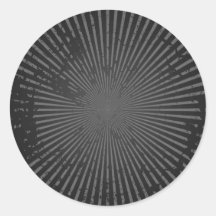 Modelo radial del Grunge: Plantilla de encargo Pegatina Redonda