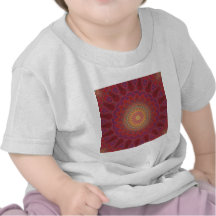 Modelo radial psicodélico: camisetas