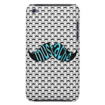 Modelo retro de la MOD del bigote iPod Case-Mate Cobertura