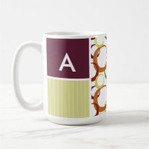 Modelo retro de los anillos taza