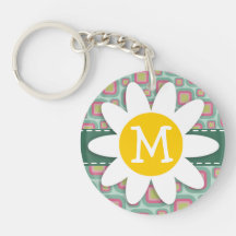 Modelo retro del rosa y de la menta; Margarita Llaveros