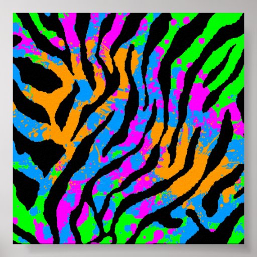 Modelo retro del tigre del tigre 80s de Corey Posters