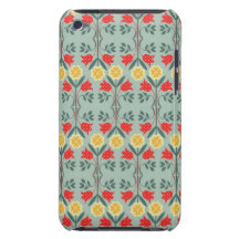 Modelo retro floral del inconformista del fairisle iPod touch Case-Mate cobertura