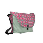 Modelo retro inconsútil de la bolsa de mensajero bolsas messenger