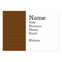 Modelo rico de la voluta del diamante de Brown Plantillas De Tarjetas Personales