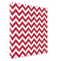 Modelo rojo de Chevron del brillo Lona Estirada Galerías
