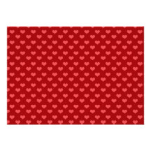 Modelo rojo de los corazones invitacion personalizada