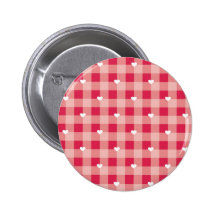 Modelo rojo del amor con los corazones pin