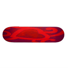Modelo rojo del corazón (2) tablas de skate