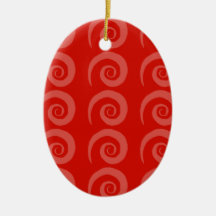 Modelo rojo del rizo ornamentos de reyes magos