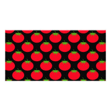 Modelo rojo del tomate tarjetas fotograficas 