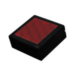 Modelo rojo y negro de rubíes caja de joyas