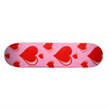 Modelo rojo y rosado del el día de San Valentín de Patin Personalizado