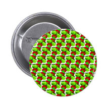 Modelo rojo y verde de la muestra de la manzana pin