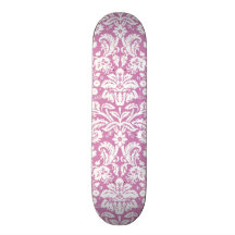 Modelo rosado antiguo del damasco monopatin