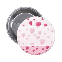 Modelo rosado bonito de los corazones del amor pin