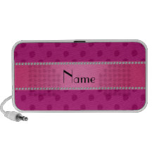Modelo rosado conocido personalizado de las fresas iPod altavoces